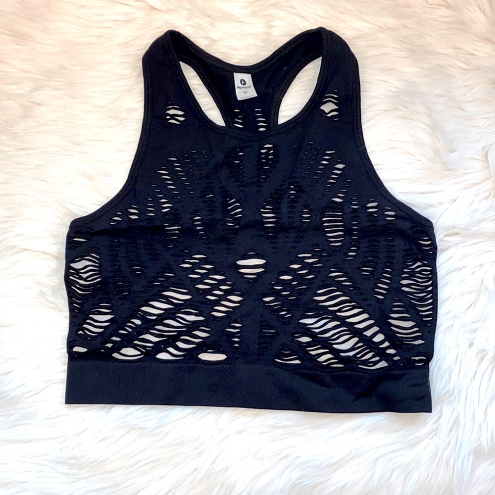 90 Degree Cutout Sports Bra